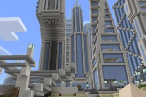 Скачать Карту Города Будущего для Майнкрафт ПЕ