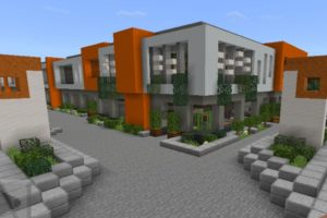 Скачать Карту на Обустроенный город для Майнкрафт ПЕ