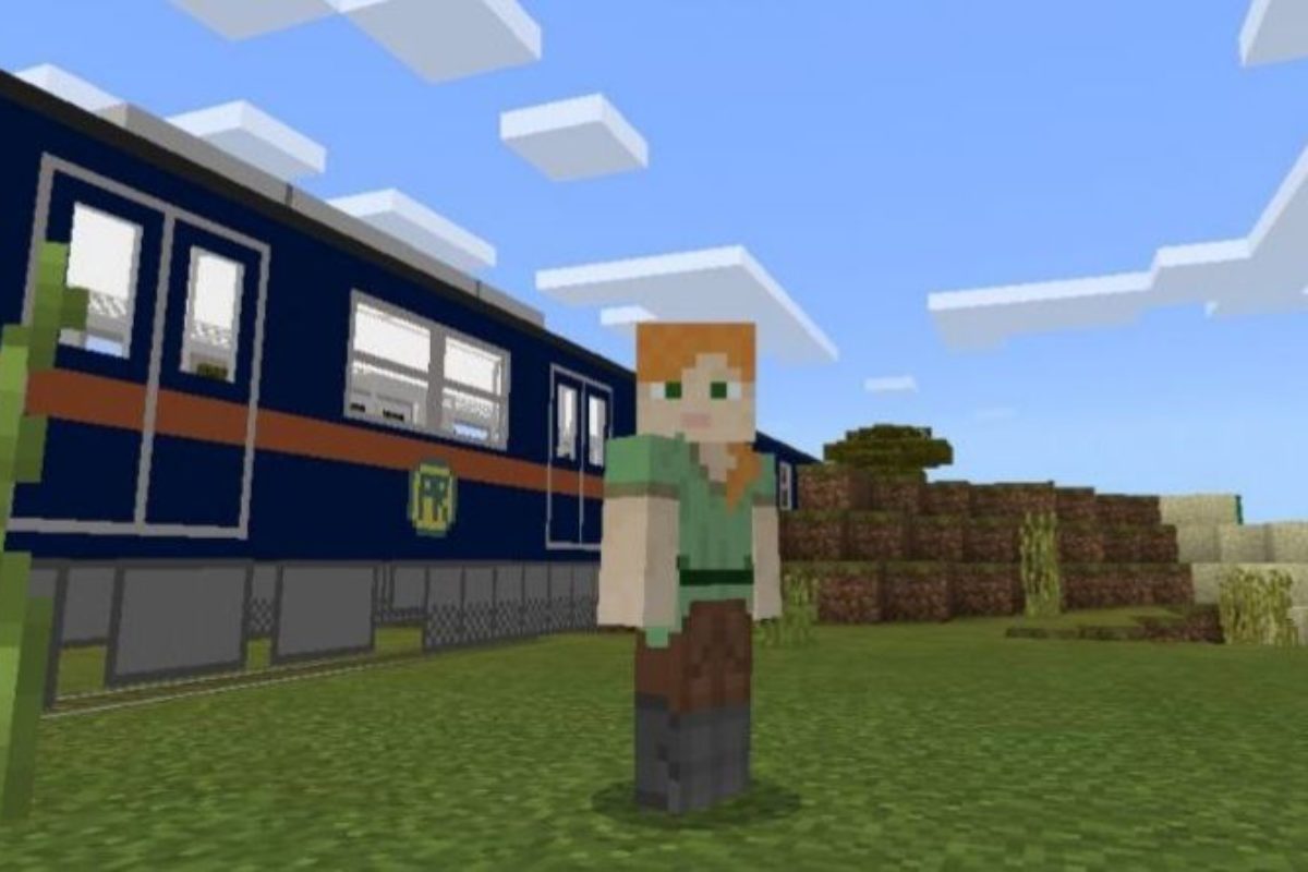 Скачать Мод на Поезд на Minecraft PE — Мод на Поезд для Майнкрафт ПЕ