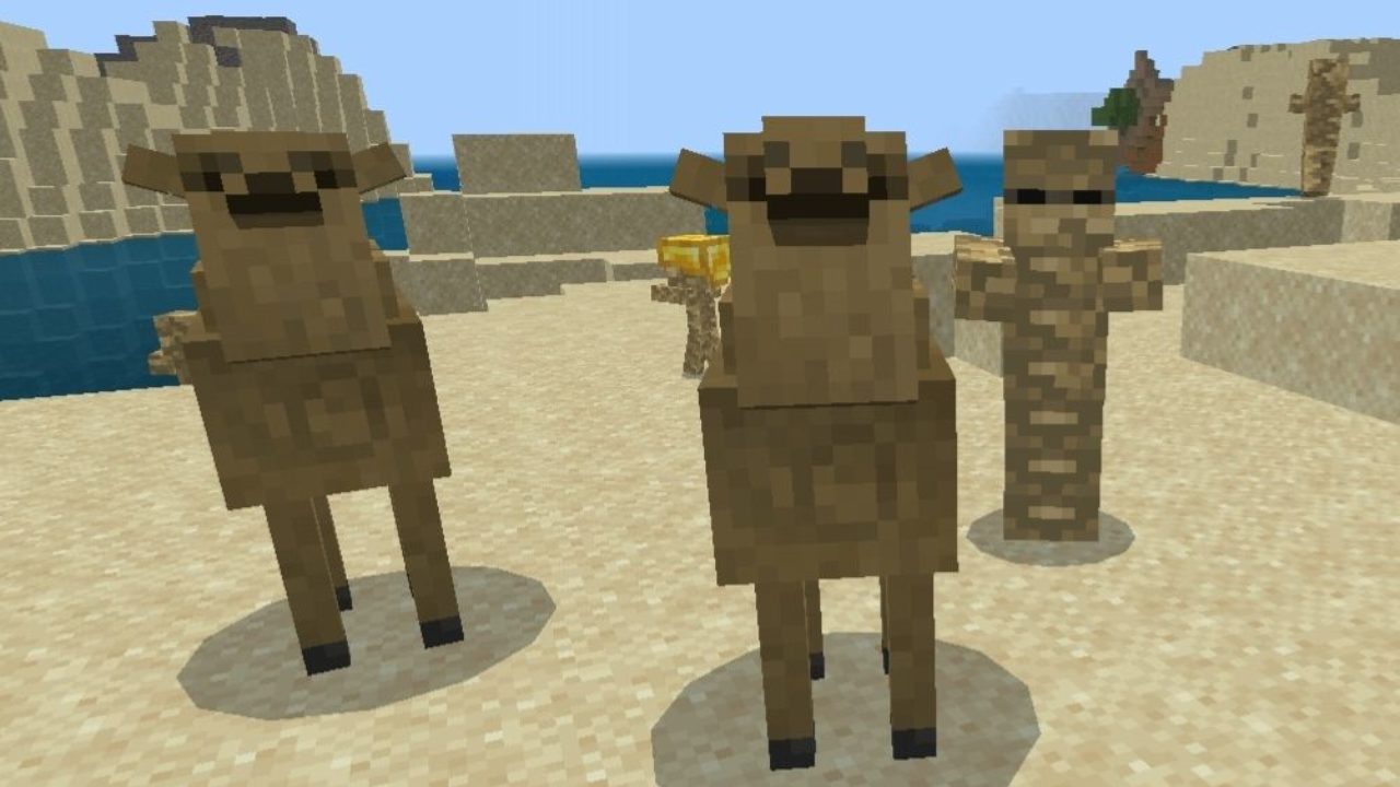 Верблюд для мода на Пустыню для Майнкрафт ПЕ