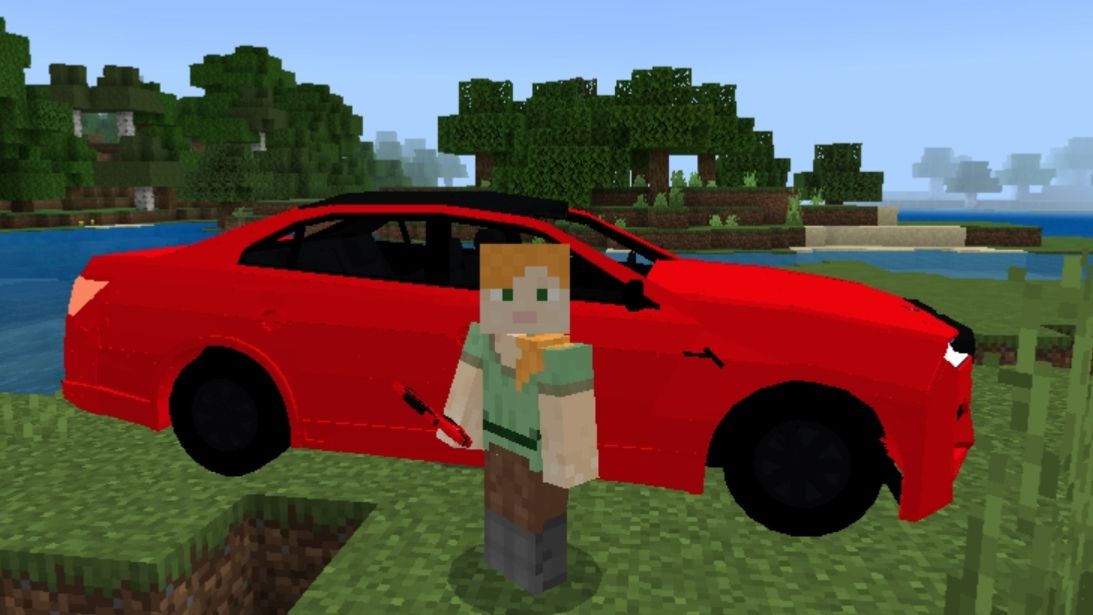 Скачать Мод на БМВ на Minecraft PE — Мод на БМВ для Майнкрафт ПЕ