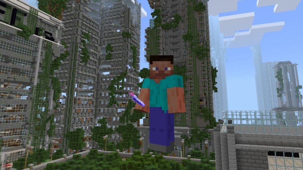 Скачать карту на Зомби Апокалипсис на Minecraft PE — Карта на Зомби  Апокалипсис для Майнкрафт ПЕ