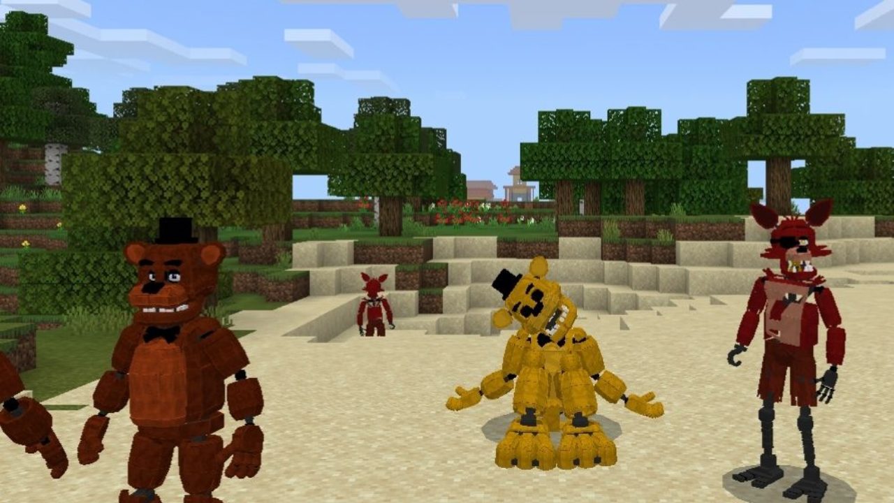 Minecraft мод на fnaf