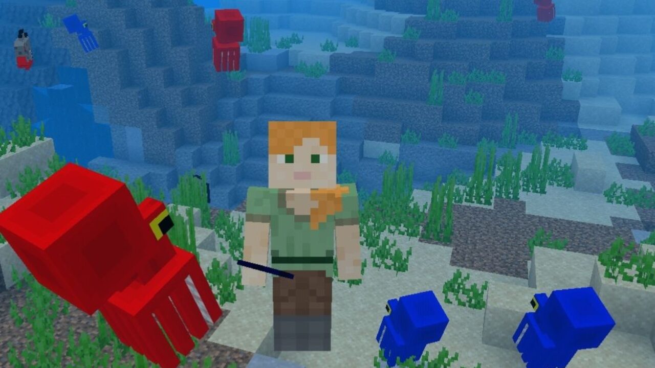 Скачать Мод на Осьминога на Minecraft PE — Мод на Осьминога для Майнкрафт ПЕ