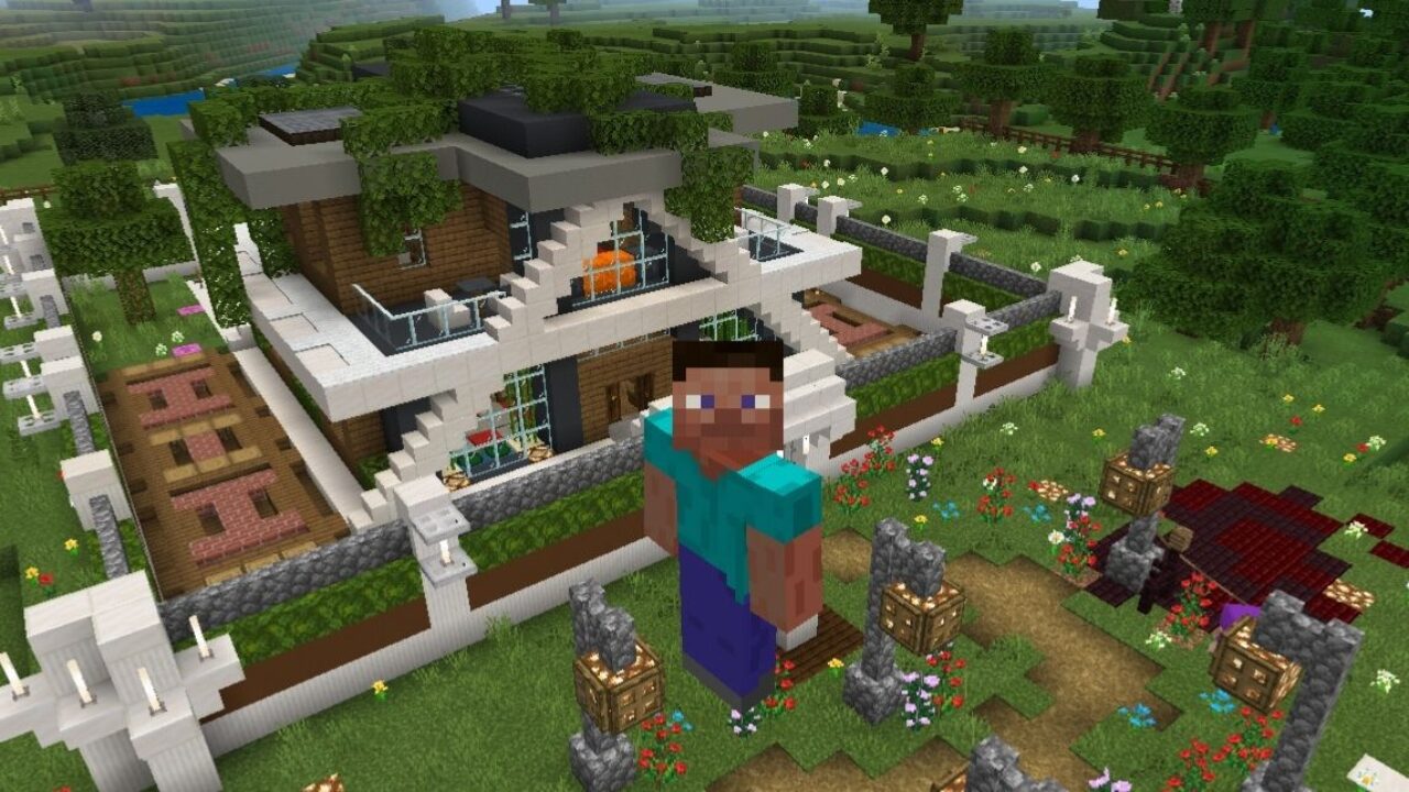 Скачать карту на Редстоун Дом на Minecraft PE — Карта на Редстоун Дом для  Майнкрафт ПЕ