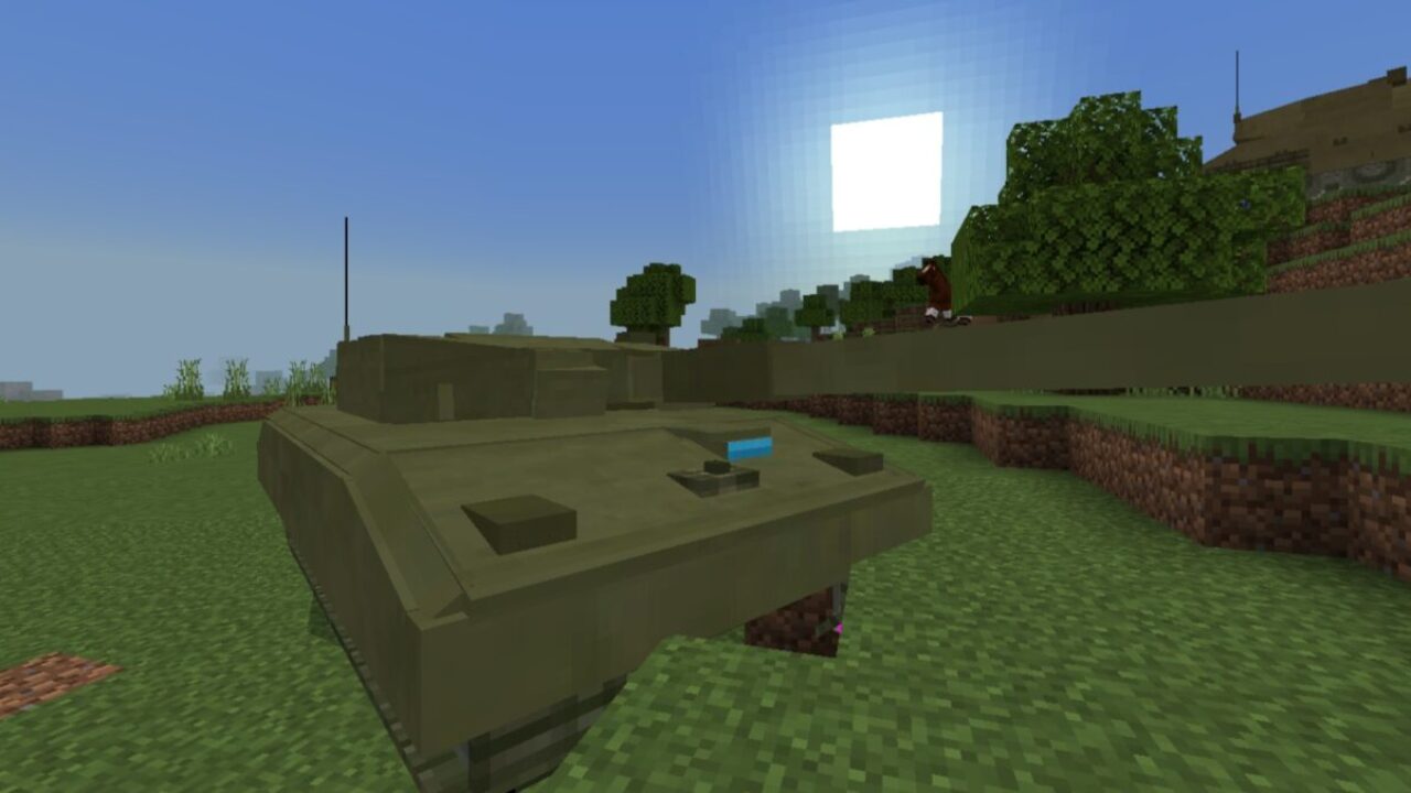 Немецкий танк для мода на Modern Warfare для Майнкрафт ПЕ