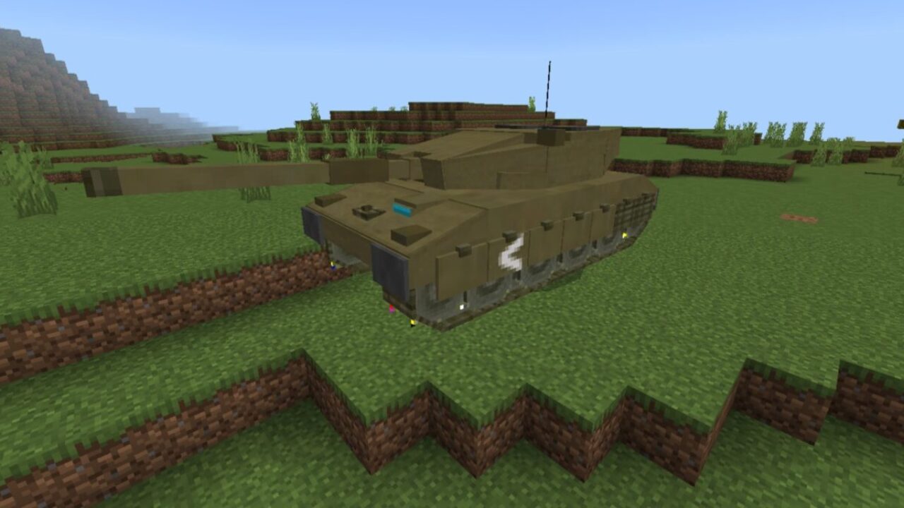 Израильский танк для мода на Modern Warfare для Майнкрафт ПЕ