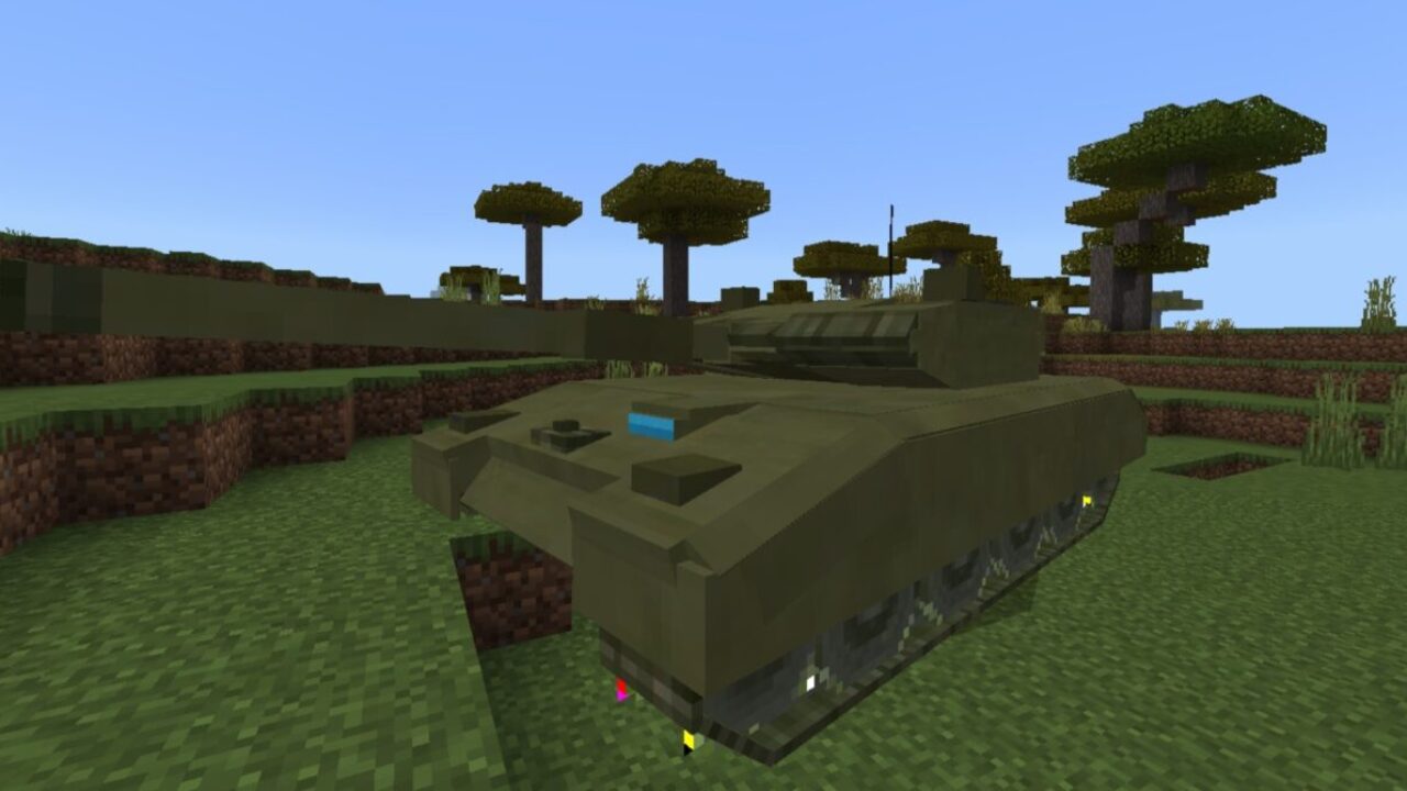 Российский танк для мода на Modern Warfare для Майнкрафт ПЕ