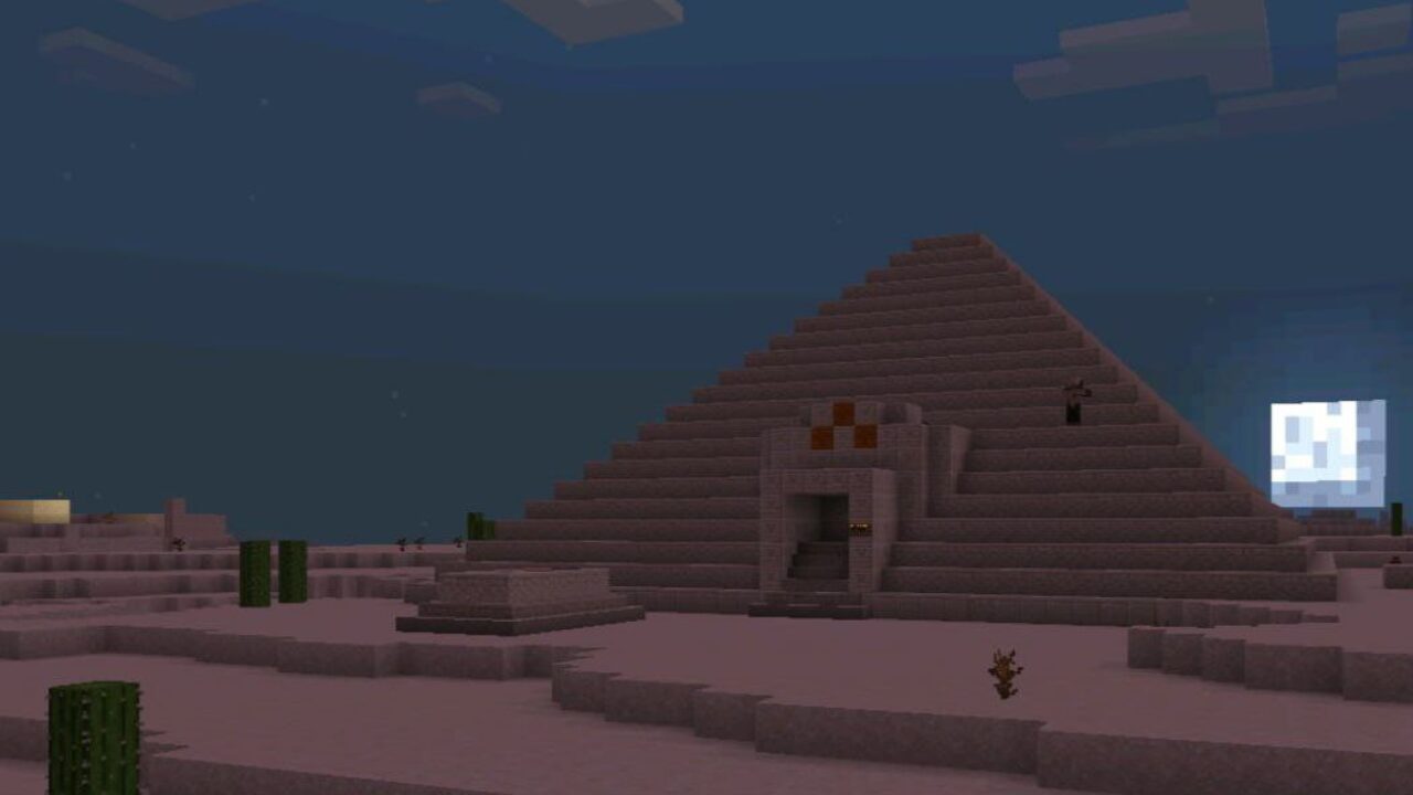 Пирамида Карта Сокровищ для Майнкрафт ПЕ