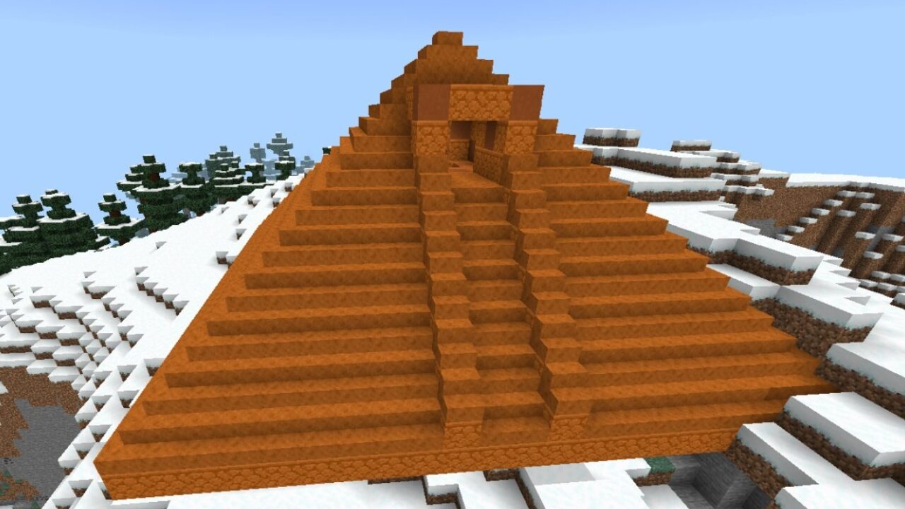 Пирамида из Мода на Руины Майнкрафт ПЕ
