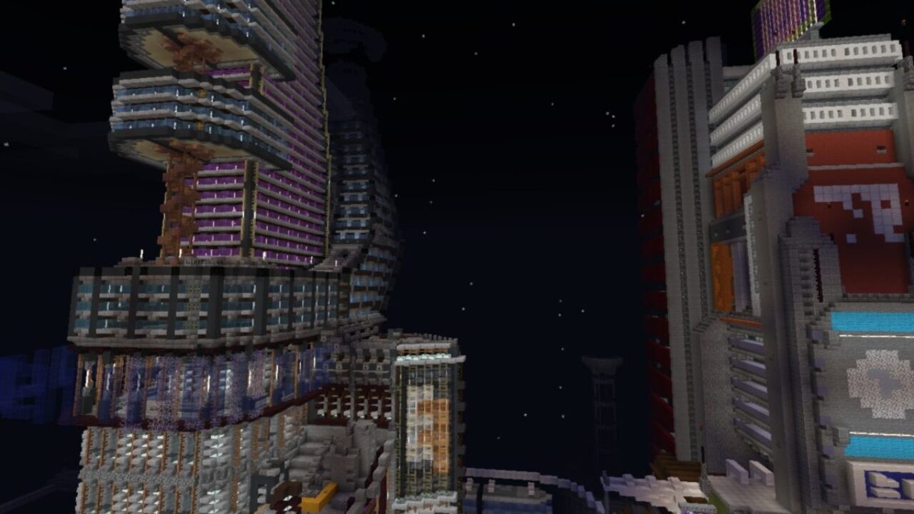 Скачать Карту на Темный город для Майнкрафт ПЕ