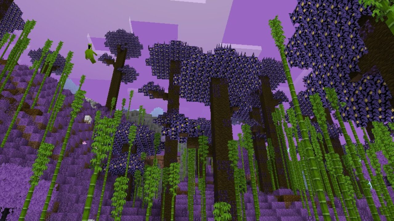 Лес для Фиолетовых Текстур для Майнкрафт ПЕ