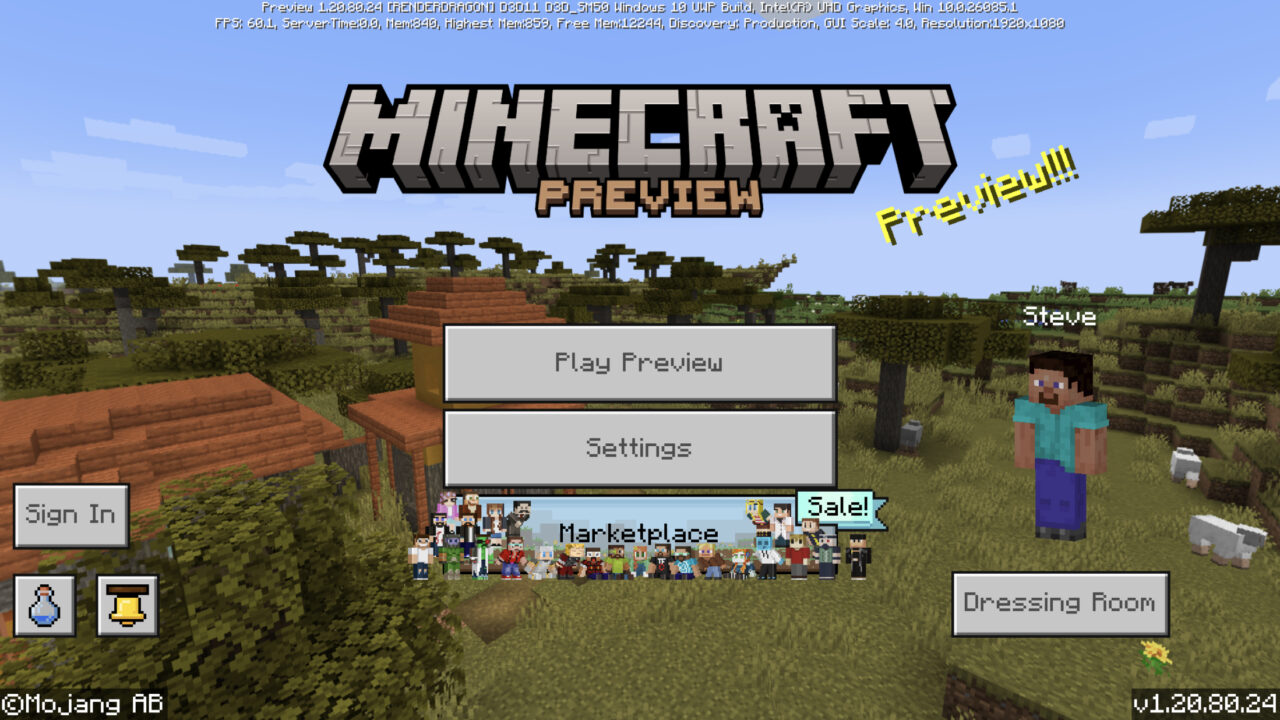 Скачать Minecraft 1.20.80.24 Бесплатно