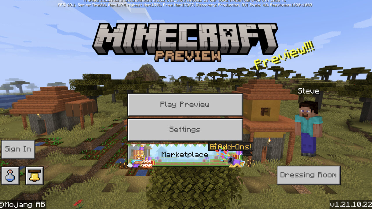 Скачать Minecraft 1.21.10.22