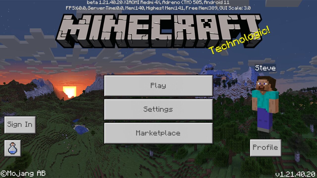 Скачать Minecraft 1.21.40.20