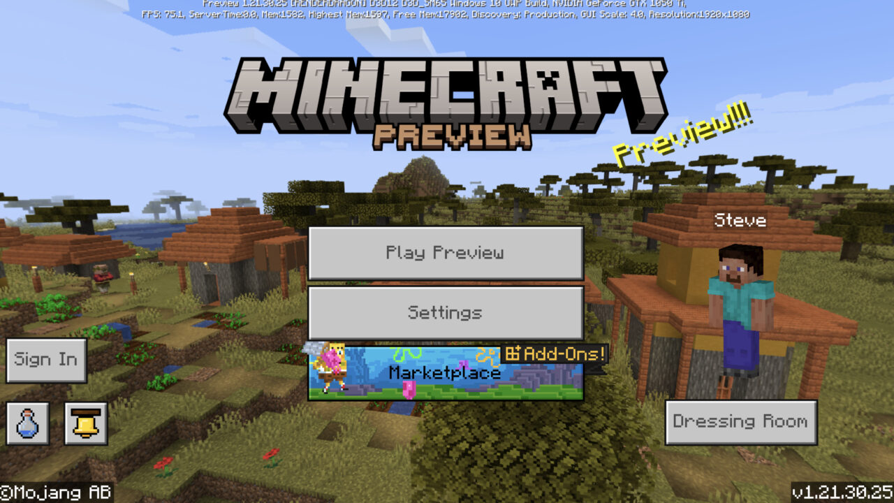 Скачать Minecraft 1.21.30.25