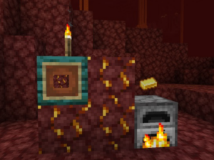 Адская золотая руда в Minecraft!