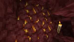 Адская золотая руда в Minecraft!