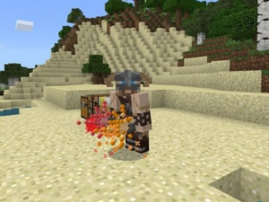 Как сделать бенгальский огонь в Minecraft?