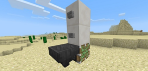 Как создать душ в Minecraft PE.
