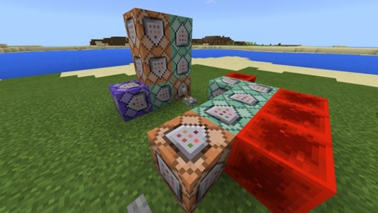 Командный блок в Minecraft PE!