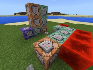 Командный блок в Minecraft PE!