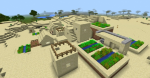 Сид для Minecraft PE: Двойная разрушенная деревня [0.13.X]