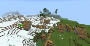 Сид для Minecraft PE: Деревня в снежном биоме [0.13.x]