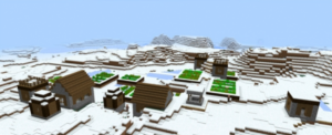 Сид для Minecraft PE: Три снежные деревни [0.15.0]