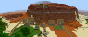 Сид для Minecraft PE: Деревня в Месе [0.14/0.15]