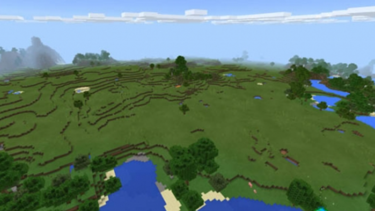Сид для Minecraft PE: Очень плоский мир [0.15.x]