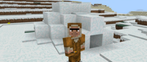 Сид для Minecraft PE: Иглу и снежная деревня [1.0/0.17.x]