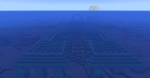 Сид для Minecraft PE: Подводный храм возле спауна [0.16.x]