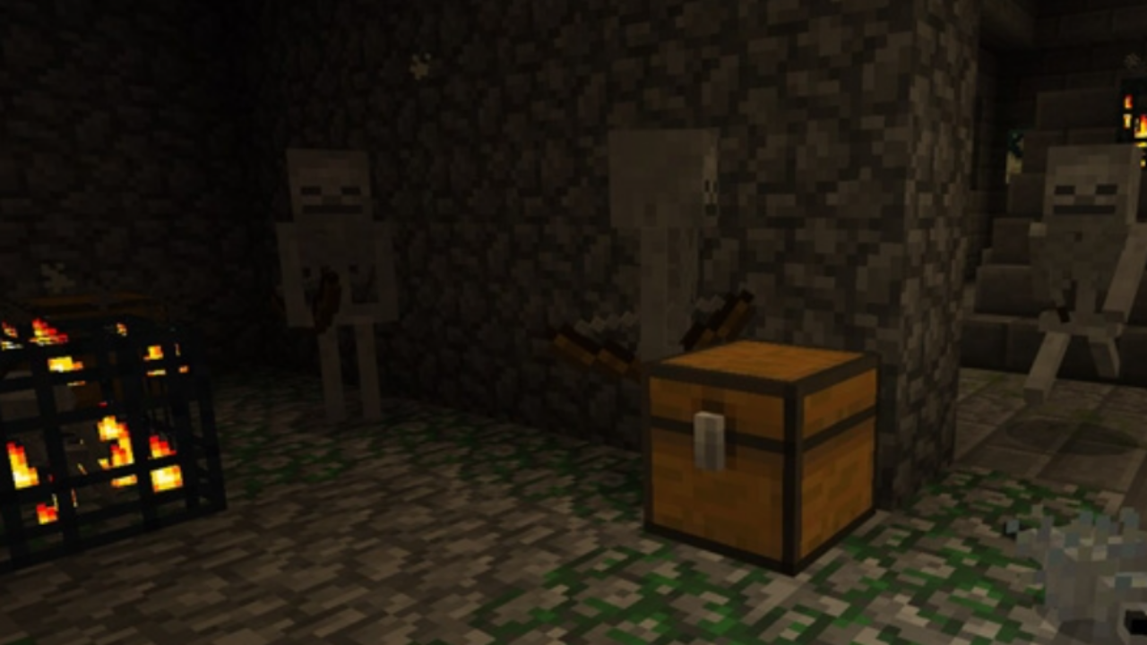 Сид для Minecraft PE: Сокровищница в крепости [1.1/1.0]