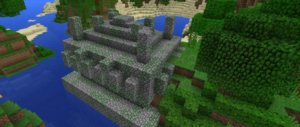 Сид для Minecraft PE: Спаун над храмом в джунглях