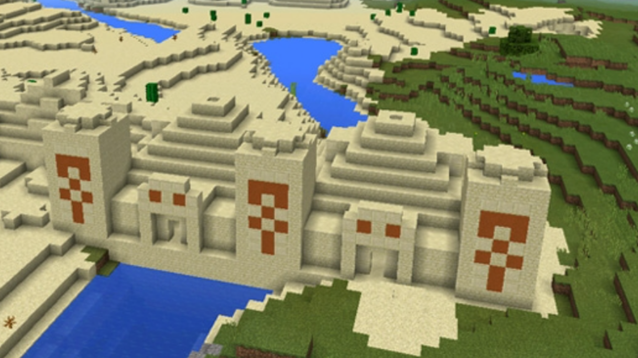 Сид для Minecraft PE: Двойной пустынный храм [1.0/0.16.1]
