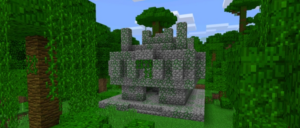 Сид для Minecraft PE: Древний Храм в джунглях возле спауна [1.0/0.16.1]