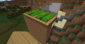 Сид для Minecraft PE: Деревня на горе [1.1/1.0]