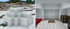 Сид для Minecraft PE: Структура иглу возле спавна 1.1/1.0