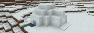 Сид для Minecraft PE: Структура иглу возле спавна 1.1/1.0