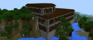 Сид для Minecraft PE: Лесной особняк на спавне [1.1.0.9+]