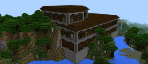 Сид для Minecraft PE: Лесной особняк на спавне [1.1.0.9+]
