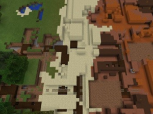 Сид для Minecraft PE: Заброшенные шахты на поверхности [1.2.x].