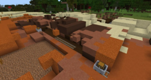 Сид для Minecraft PE: Заброшенные шахты на поверхности [1.2.x].