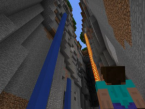Сид для Minecraft PE: Огромный каньон у спауна [1.2]