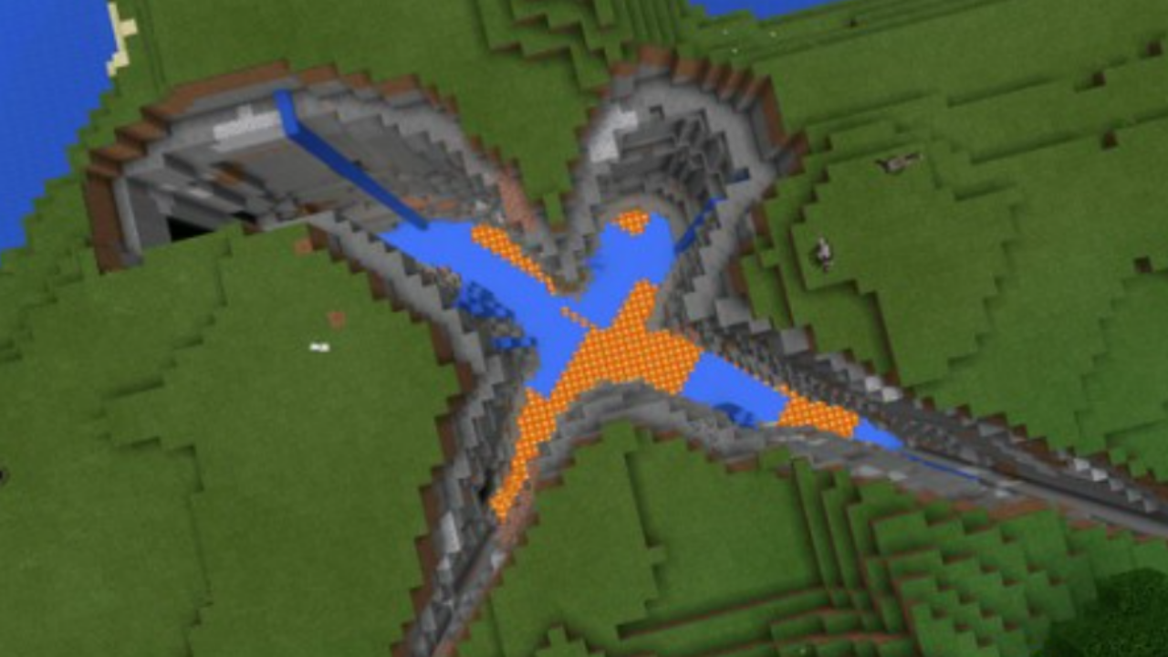 Сид для Minecraft PE: Крестовой каньон [1.2+]
