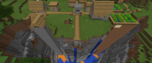 Сид для Minecraft PE: Деревня у каньона [1.2+]