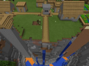 Сид для Minecraft PE: Деревня у каньона [1.2+]