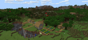 Сид для Minecraft PE: Деревня у каньона [1.2+]