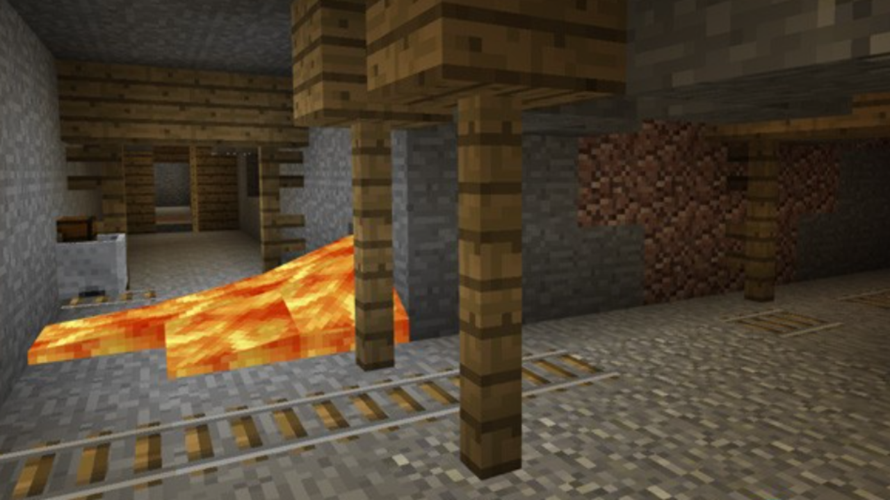 Сид для Minecraft PE: Бесконечные шахты и лесной особняк [1.2/1.1]